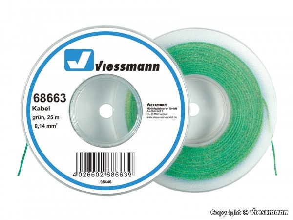 VI68663 - Kabel, grön - Viessmann