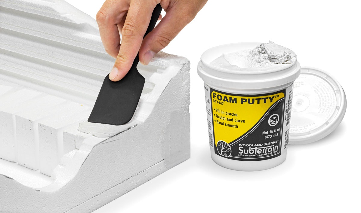 WSST1447 - Frigolitspackel "Foam Putty" - Woodland Scenics