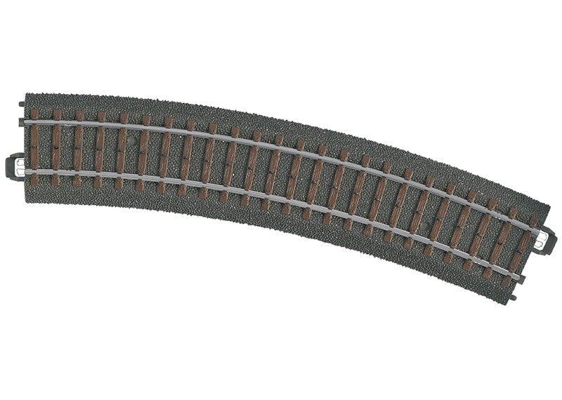 MÄ24224 - Böjd skena R2 24,3° - Märklin H0