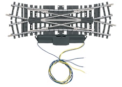 MÄ2260 - Dubbel korsningsväxel 22,5° eldriven - Märklin H0