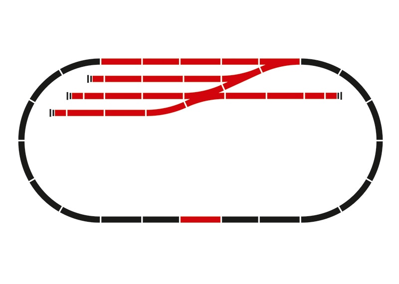 MÄ24905 - Utbyggnadssats C5 - Märklin H0