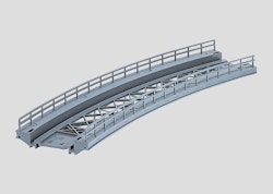 MÄ7569 - Böjd brosektion R3 30° - Märklin H0