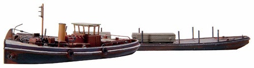 AT58101 - Kanalbåt med pråm - Artitec N