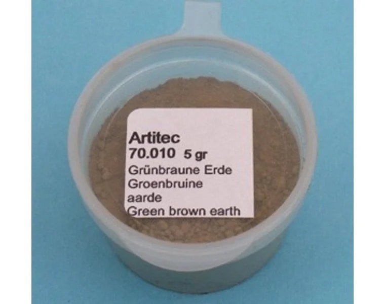 AT70010 - Patineringspulver, jord/grönbrun - Artitec