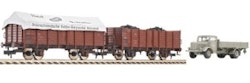FL521604 - Godsvagnsats DB med lastbil - Fleischmann H0