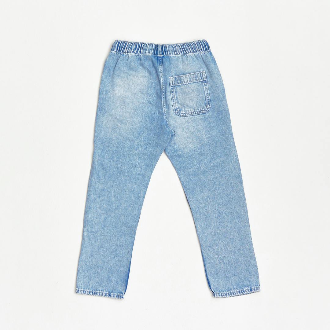 Slitstarka jeans, Regular fit, Stl 128, H&M