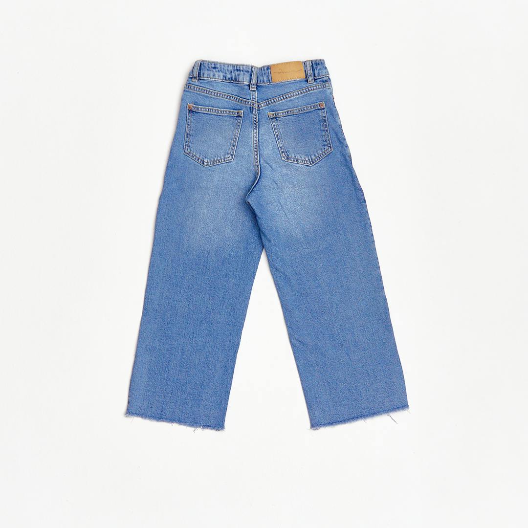 Slitstarka barnjeans, Loose fit, Stl 128