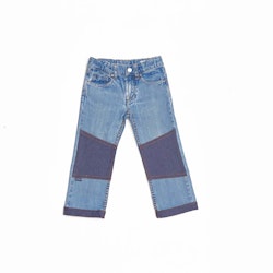 Slitstarka jeans, Loose fit, Stl 98, Polarn O. Pyret
