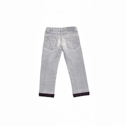 Slitstarka jeans, Loose fit, Nedläggningsbara, Stl 104