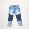 Slitstarka jeans, Regular fit, Stl 134, Lindex