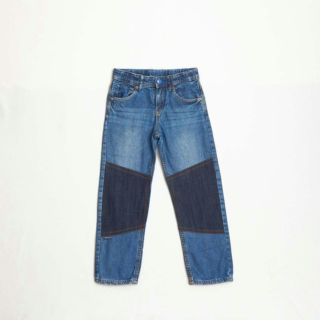 Slitstarka fodrade jeans, Loose fit, Stl 116, H&M