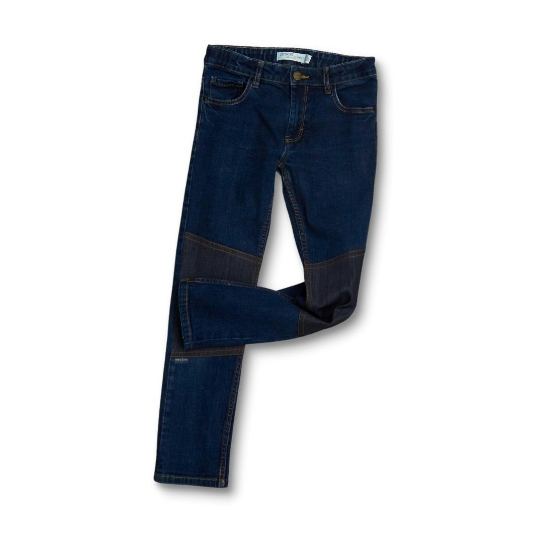Slitstarka byxor i rak modell, Slim fit, stl 140, Lindex - Nimble Patch  hållbara & slitstarka jeans för barn