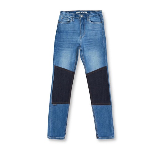 Slitstarka skinny fit jeans med hög midja, stl 146, H&M