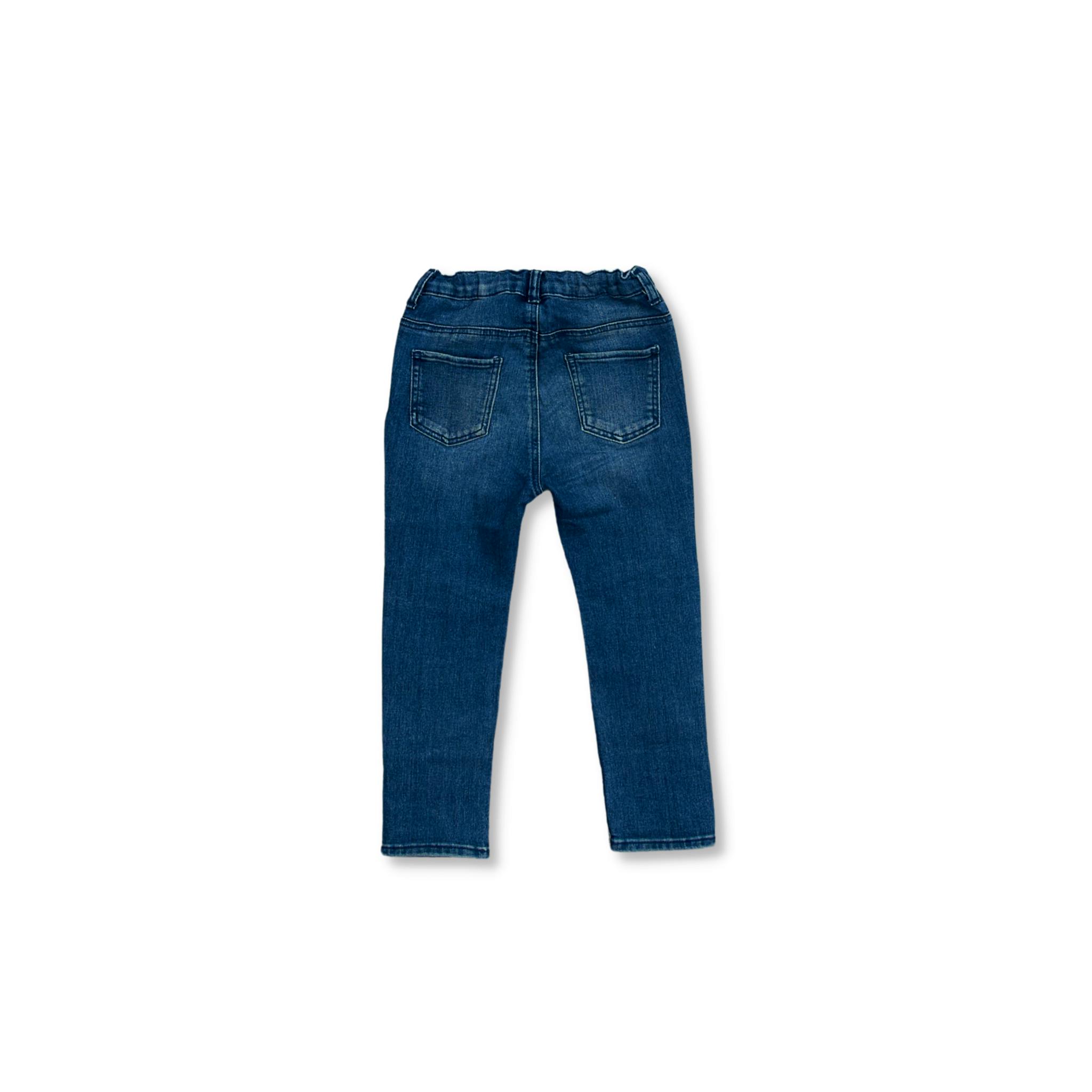 Slitstarka slim fit jeans, Stl 98, H&M