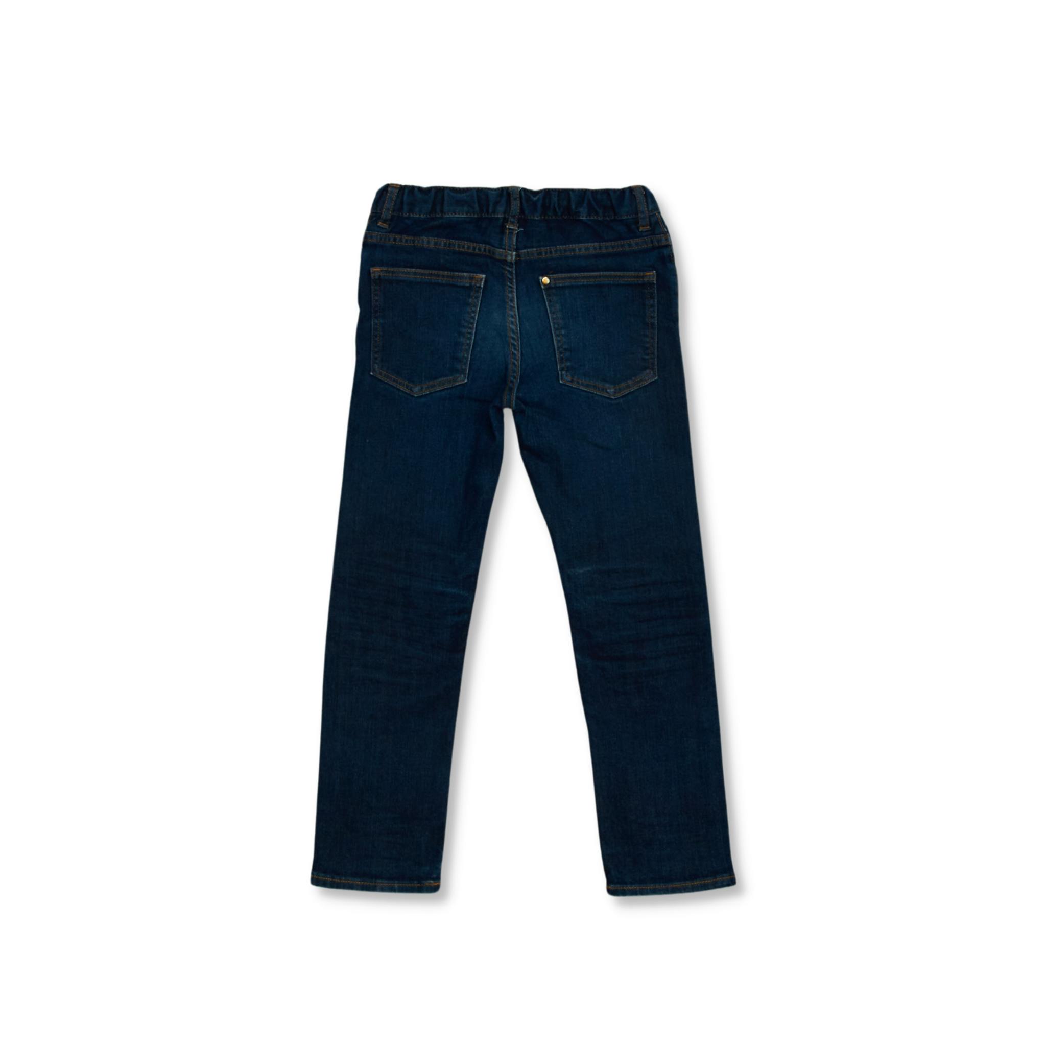 Slitstarka slim fit jeans, Stl 128, H&M