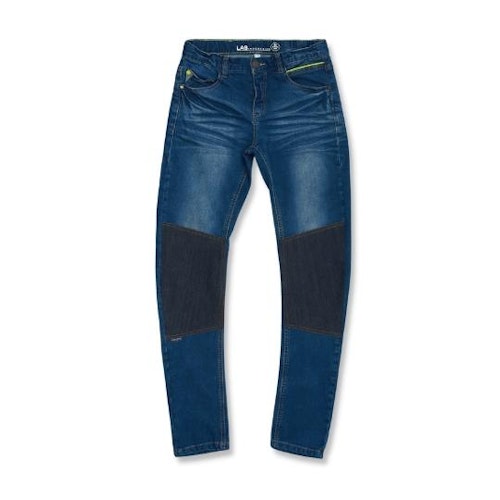 Slitstarka jeans i tapered modell, Regular fit, stl 146, Kappahl