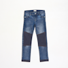Slitstarka förlängningsbara jeans i rak modell, Regular fit, stl 116