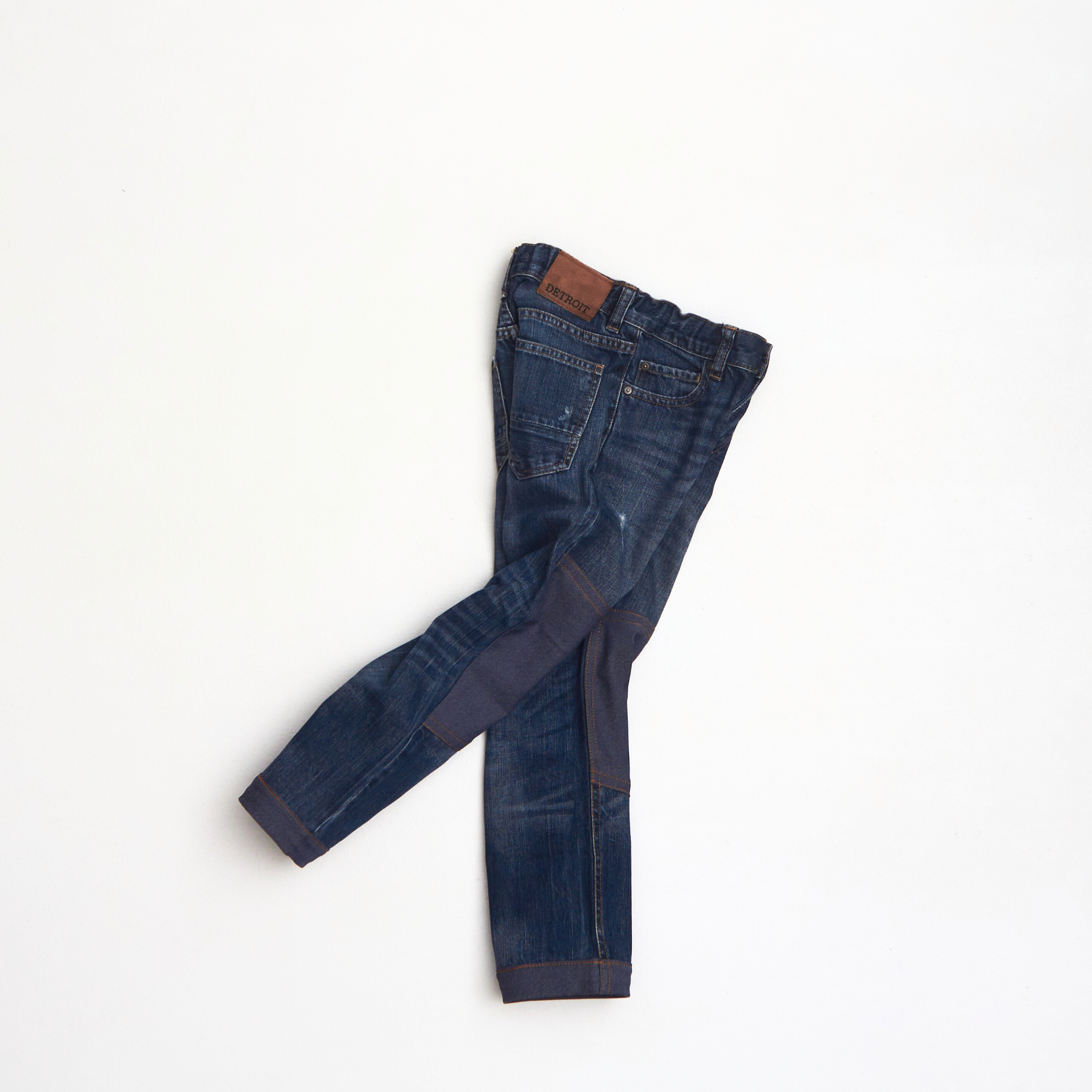 Slitstarka förlängningsbara jeans i rak modell, Regular fit, stl 116, Lindex