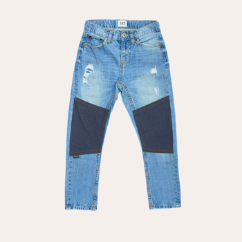 Slitstarka barnjeans, Regular fit, Stl 130