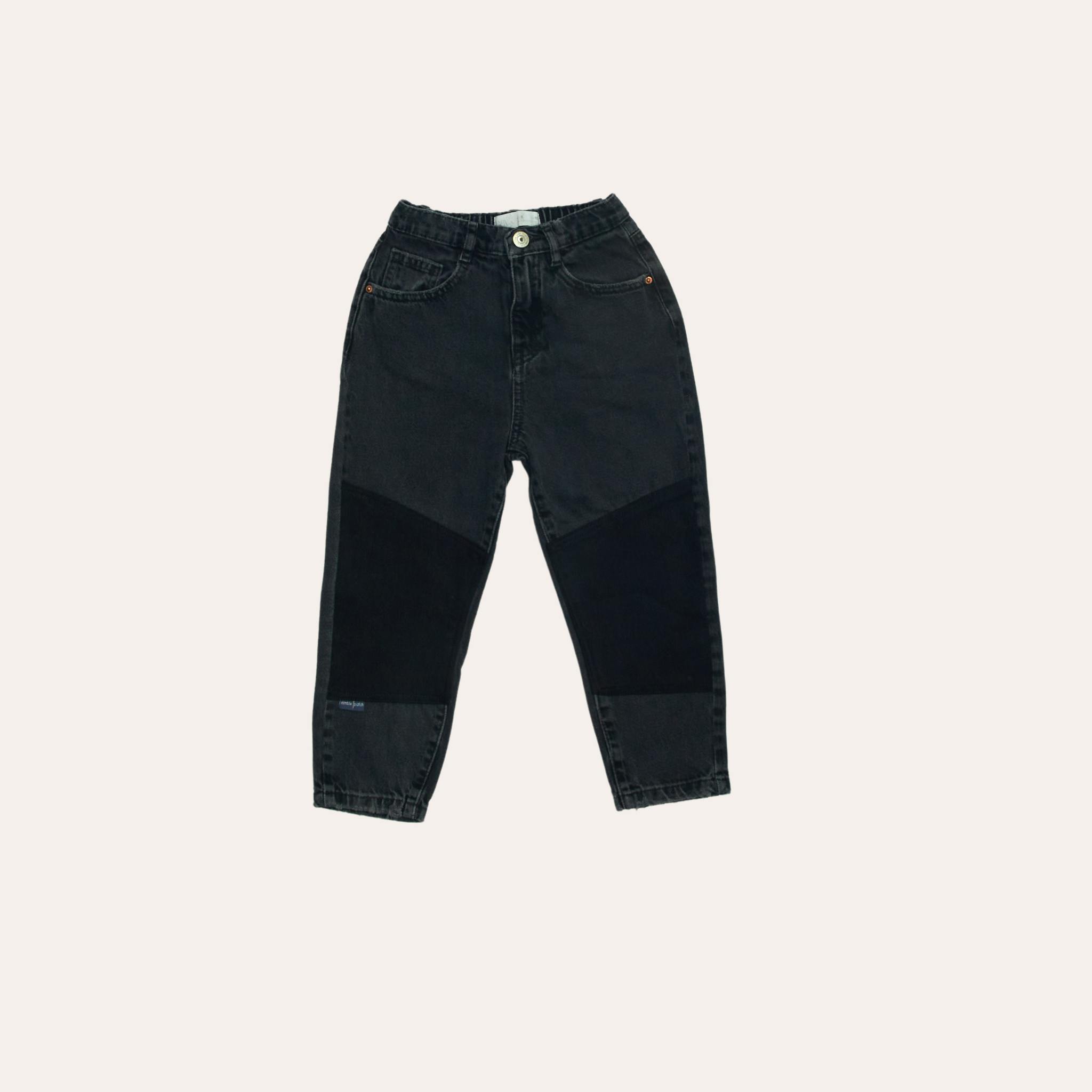 Slitstarka barnjeans, Loose fit, Stl 116