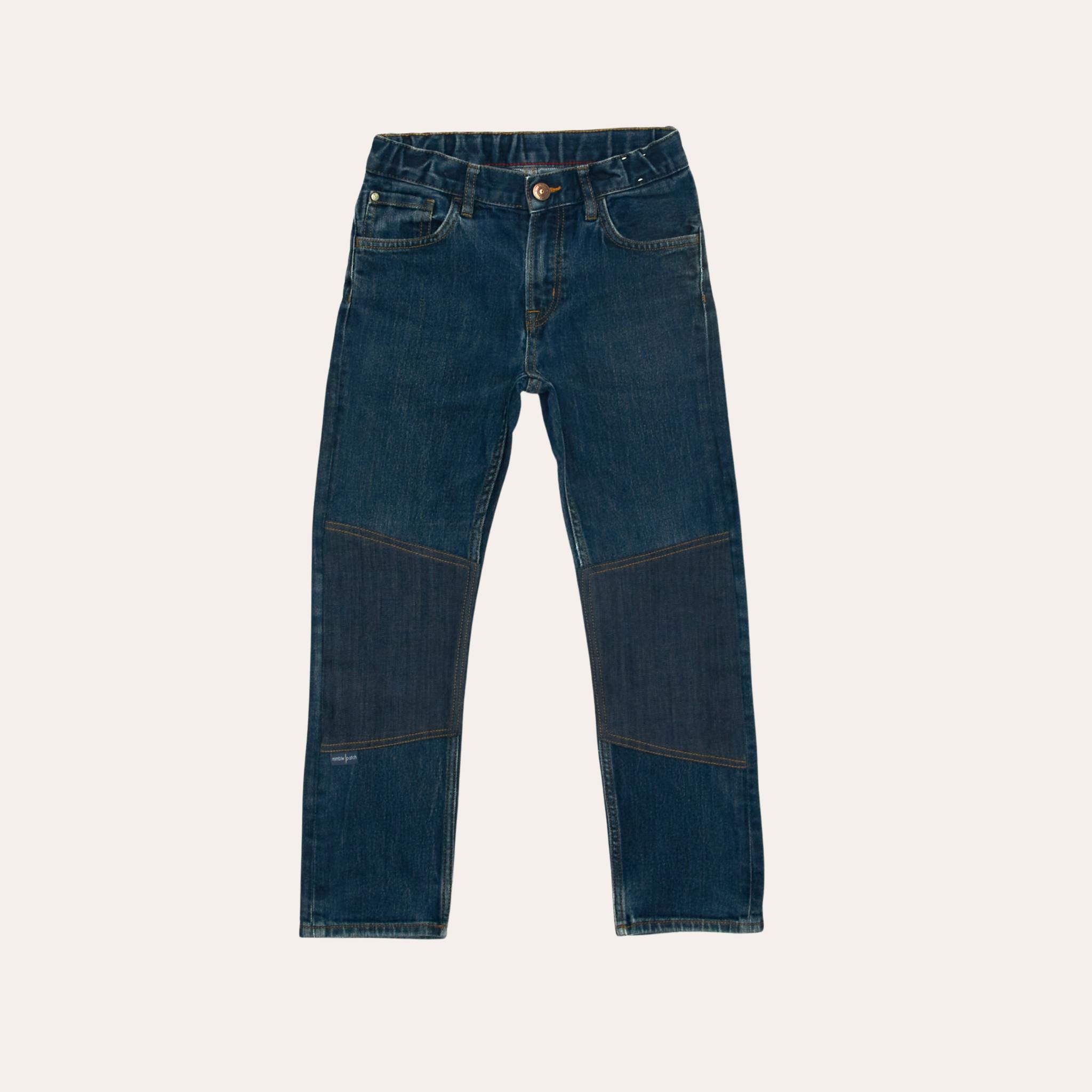 Slitstarka barnjeans, Regular fit, Stl 128