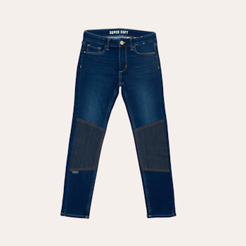 Slitstarka barnjeans, Slim fit, Stl 128