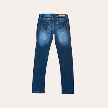 Slitstarka barnjeans, Regular fit, Stl 146