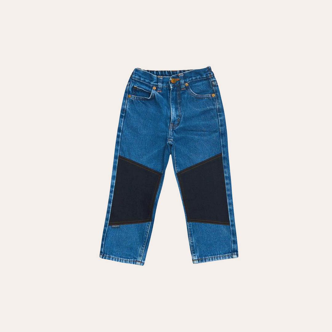 Slitstarka barnjeans, Loose fit, Stl 104