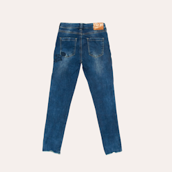 Slitstarka barnjeans, Regular fit, Stl 128