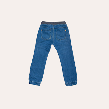 Slitstarka barnjeans, Loose fit, Stl 110