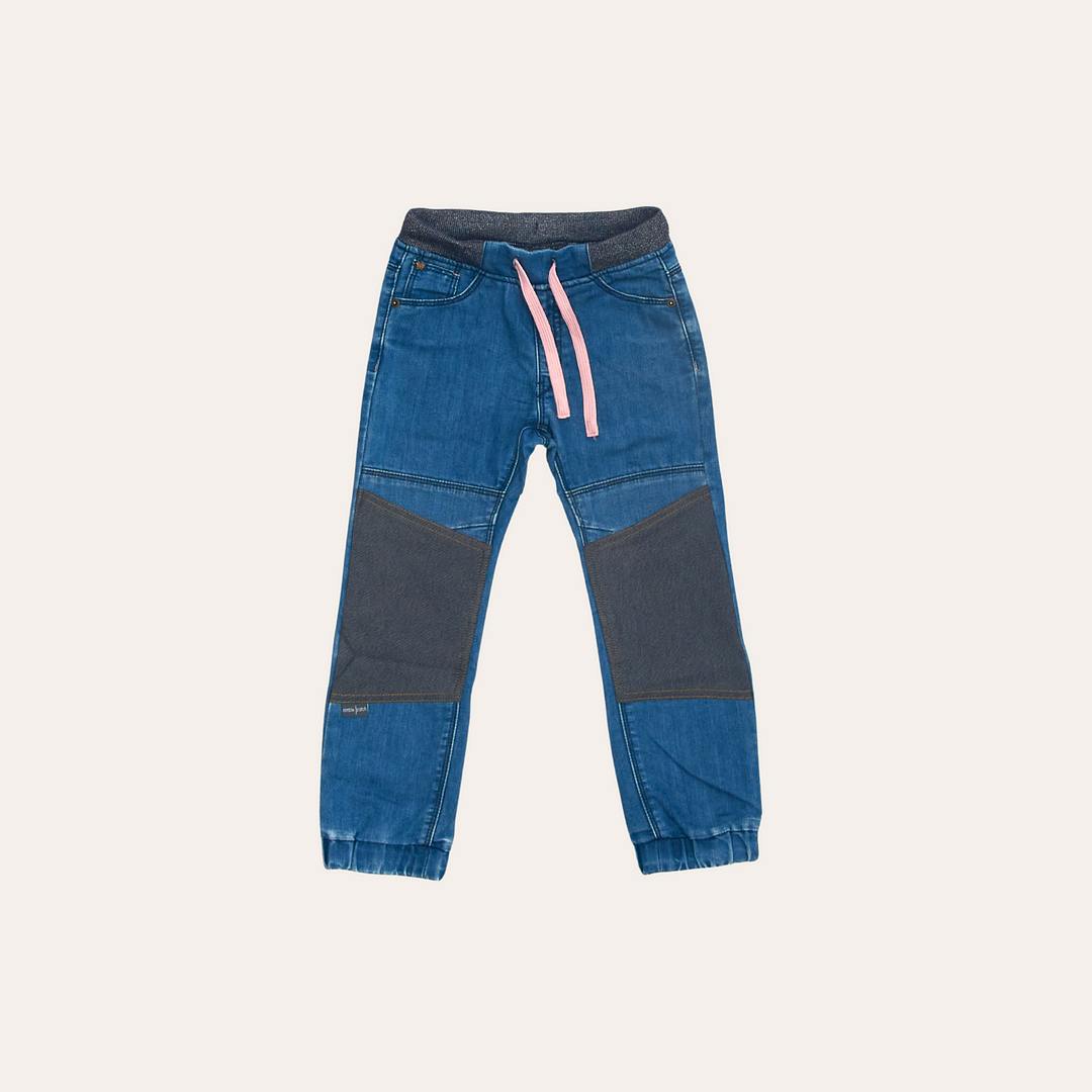 Slitstarka barnjeans, Loose fit, Stl 110