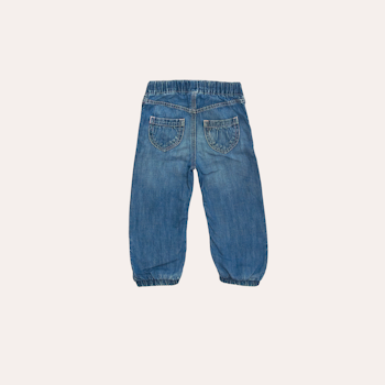 Slitstarka barnjeans, Loose fit, Stl 98