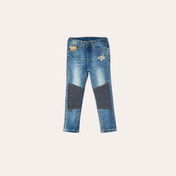 Slitstarka barnjeans, Slim fit, Stl 98