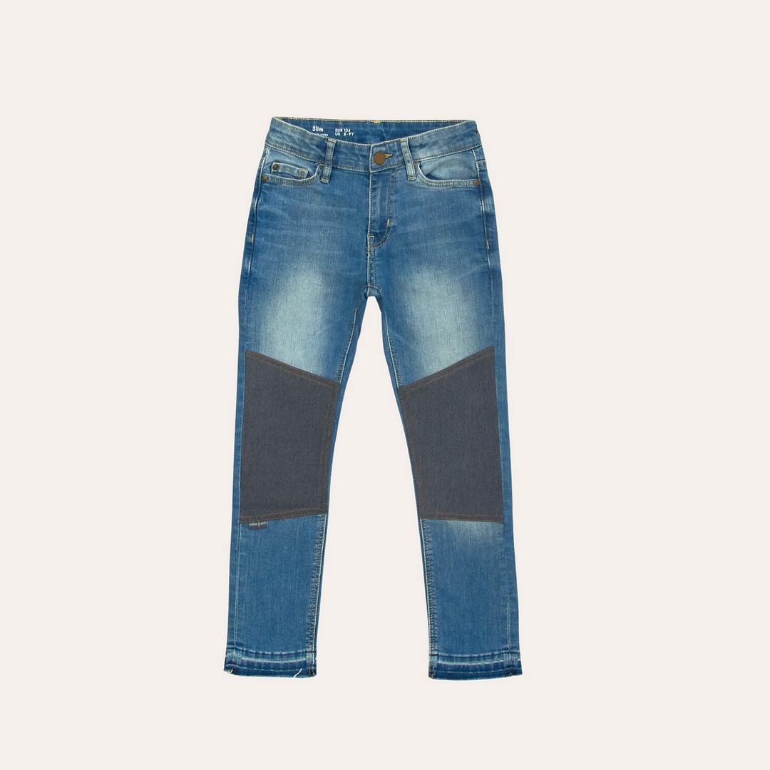 Slitstarka barnjeans, Slim fit, Stl 134