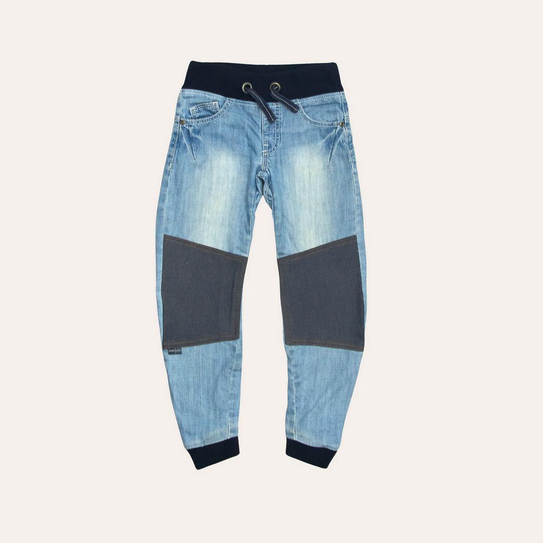 Slitstarka barnjeans, Loose fit, Stl 116