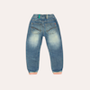 Slitstarka barnjeans, Loose fit, Stl 116