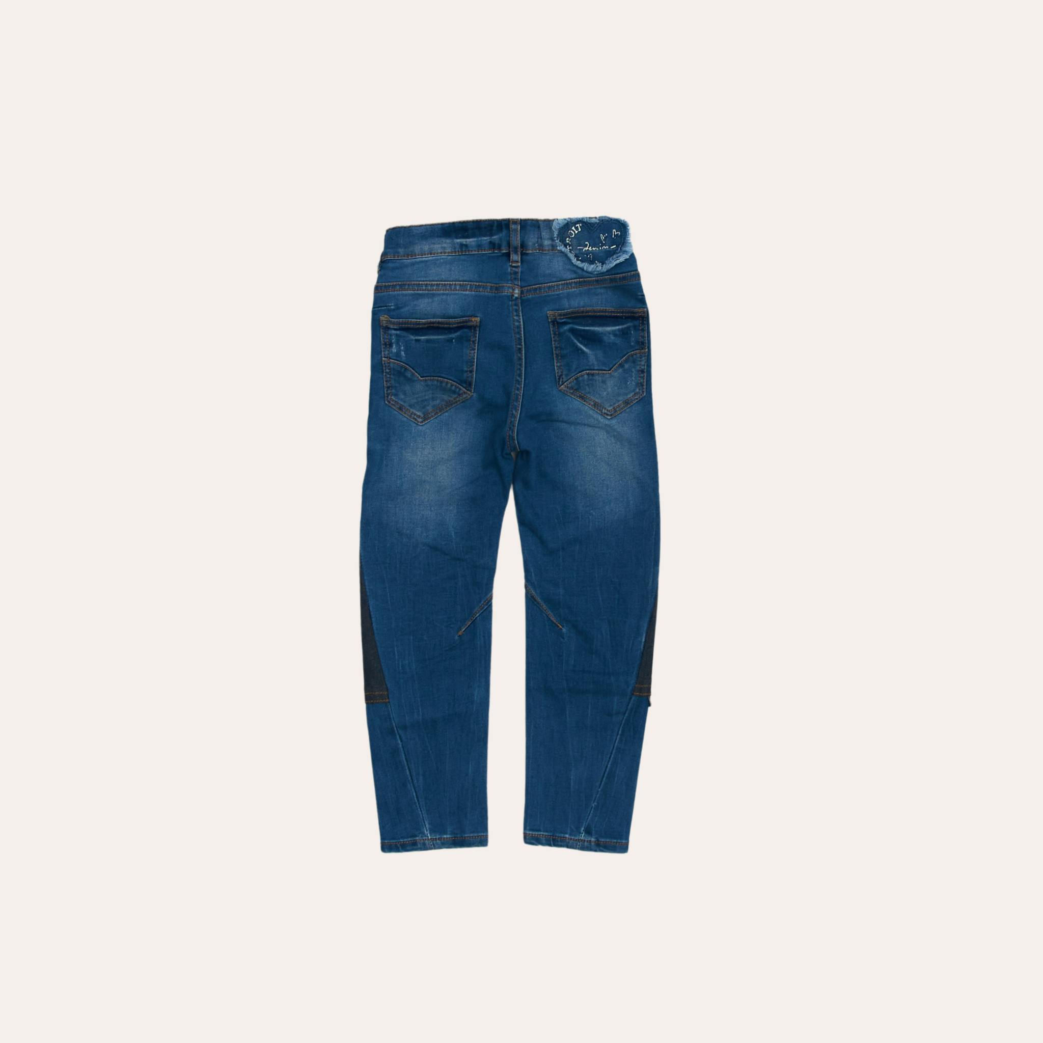 Slitstarka barnjeans, Regular fit, Stl 104