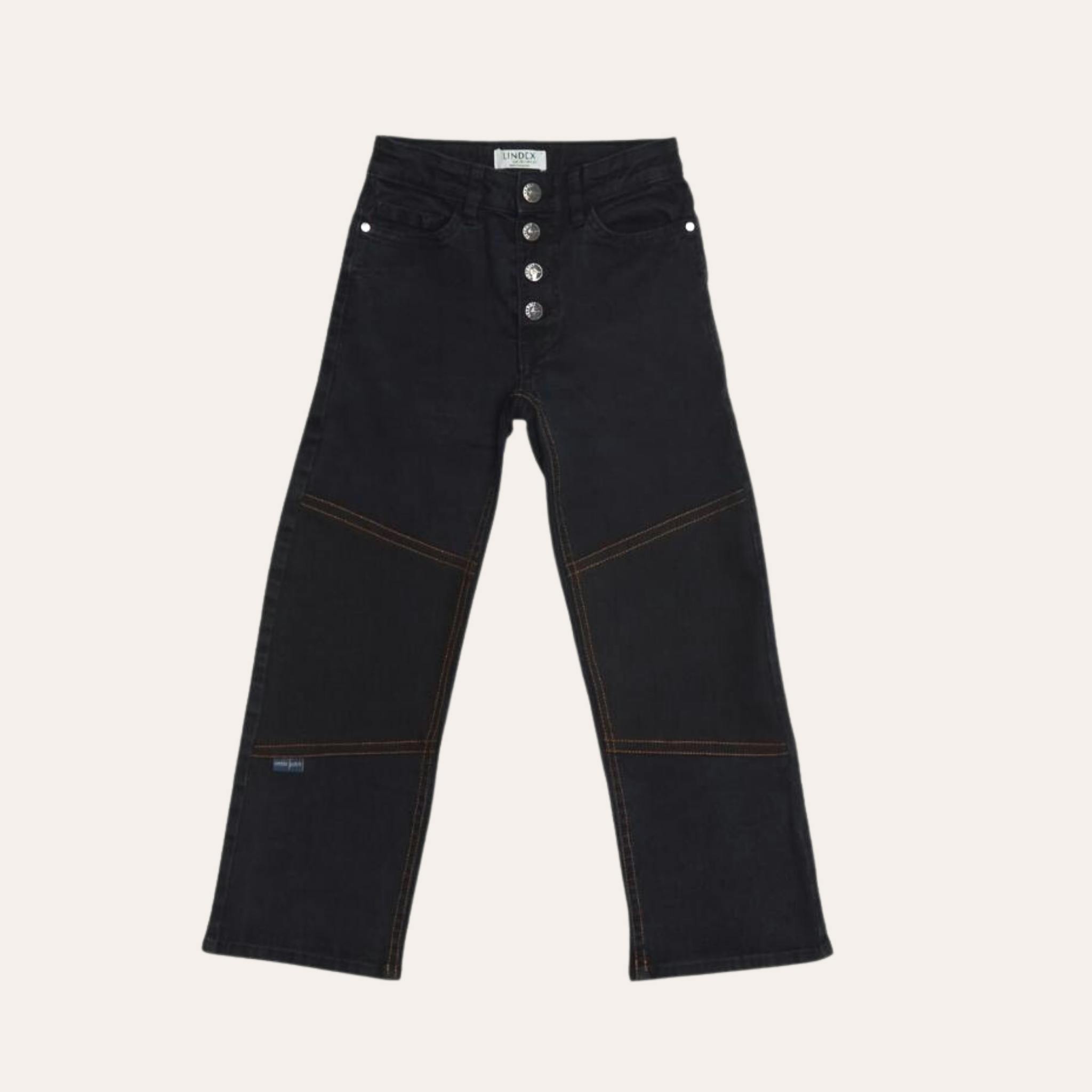 Slitstarka barnjeans, Loose fit, Stl 128