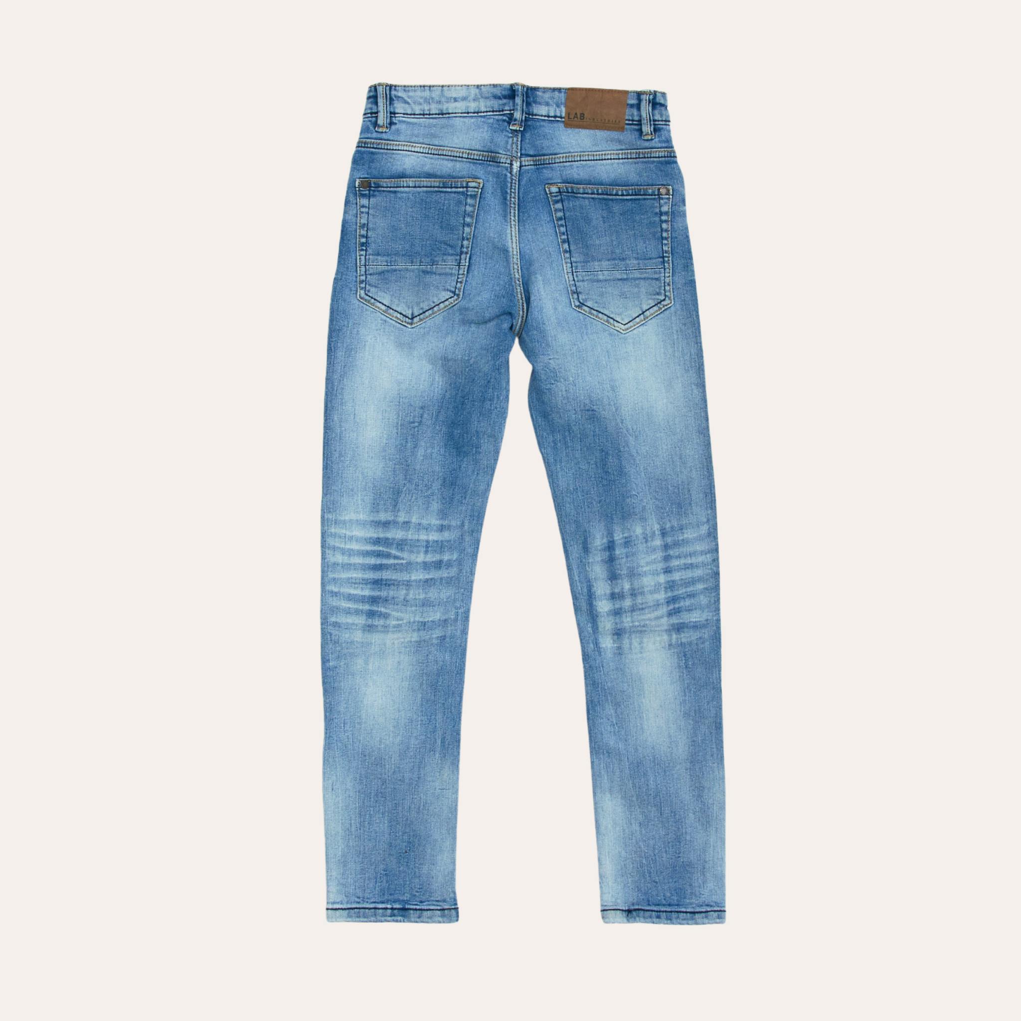 Slitstarka barnjeans, Slim fit, Stl 140