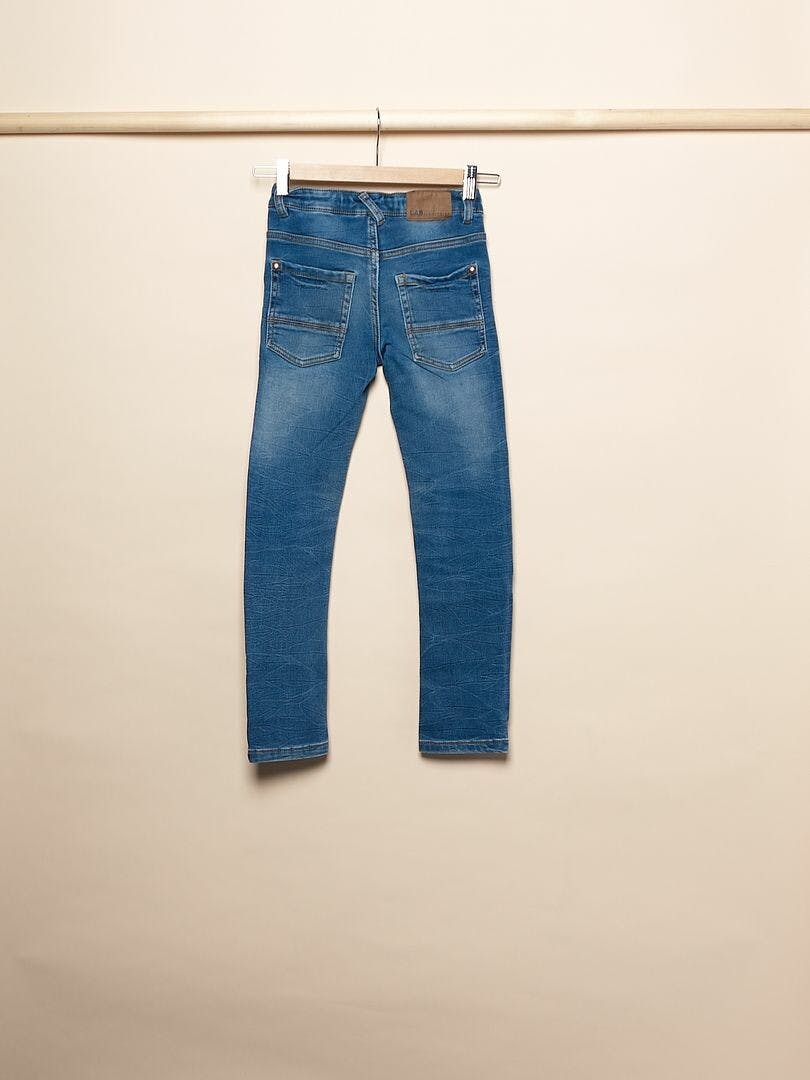 Slitstarka barnjeans, Slim fit, Stl 128