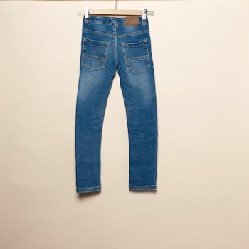 Slitstarka barnjeans, Slim fit, Stl 128