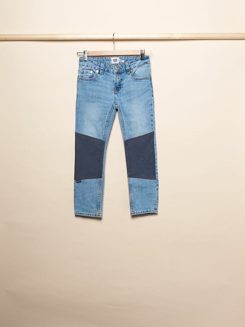 Slitstarka barnjeans, Slim fit, Stl 130