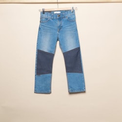 Slitstarka barnjeans, Regular fit, Stl 128