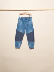 Slitstarka barnjeans, Loose fit, Stl 116