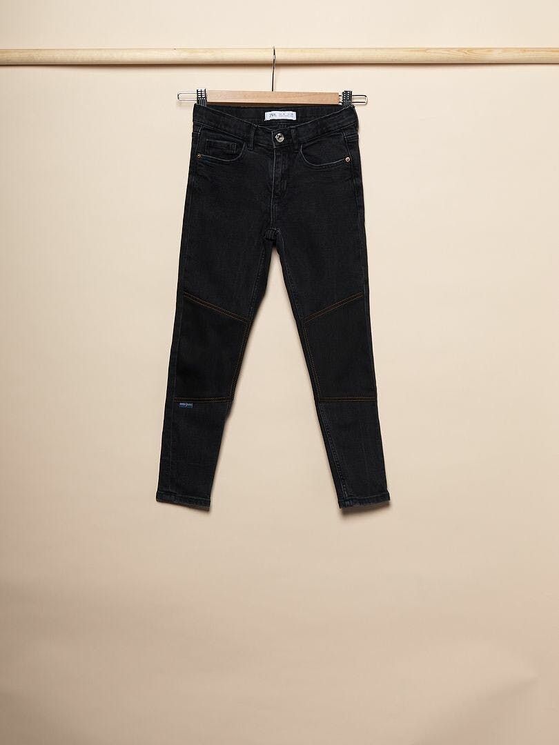 Slitstarka barnjeans, Slim fit, Stl 128