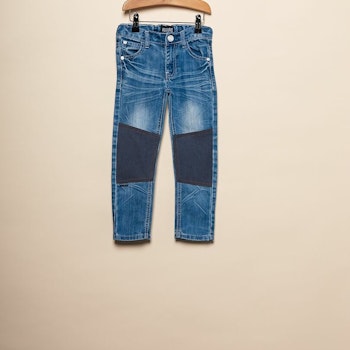 Slitstarka barnjeans, Slim fit, Stl 104