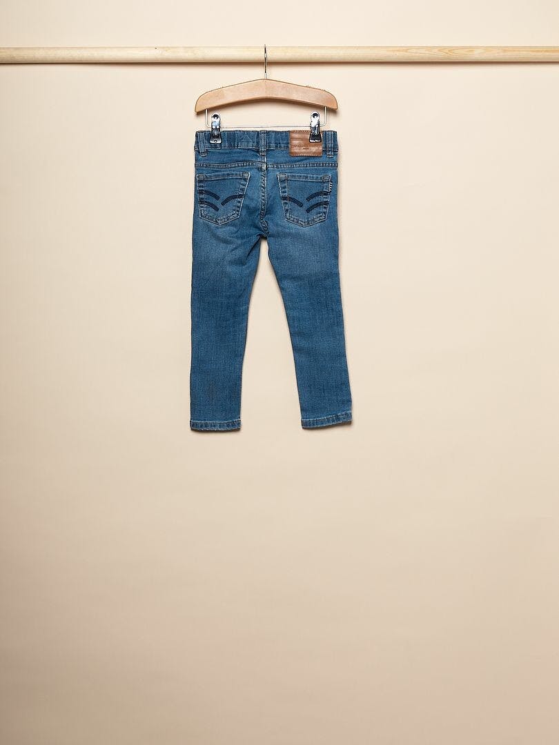 Slitstarka barnjeans, Slim fit, Stl 98