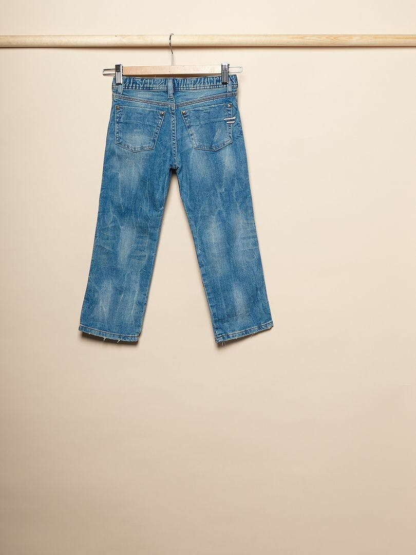 Slitstarka barnjeans, Regular fit, Stl 116