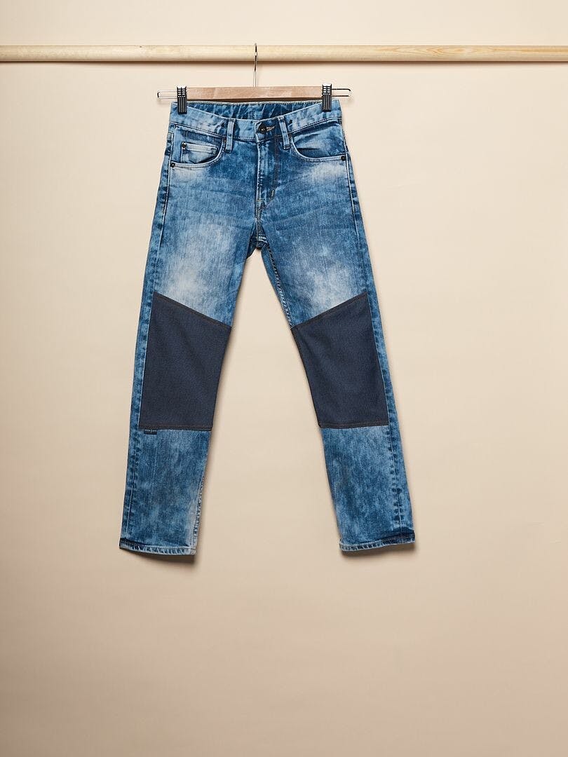 Slitstarka barnjeans, Slim fit, Stl 134