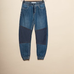 Slitstarka barnjeans, Loose fit, Stl 134